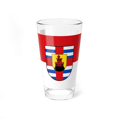 Flag of Trier Saarburg Germany - Pint Glass 16oz 16oz - Go Mug Yourself