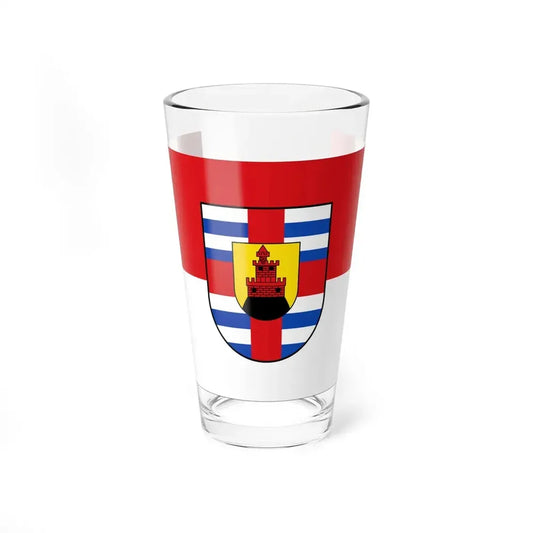 Flag of Trier Saarburg Germany - Pint Glass 16oz 16oz - Go Mug Yourself
