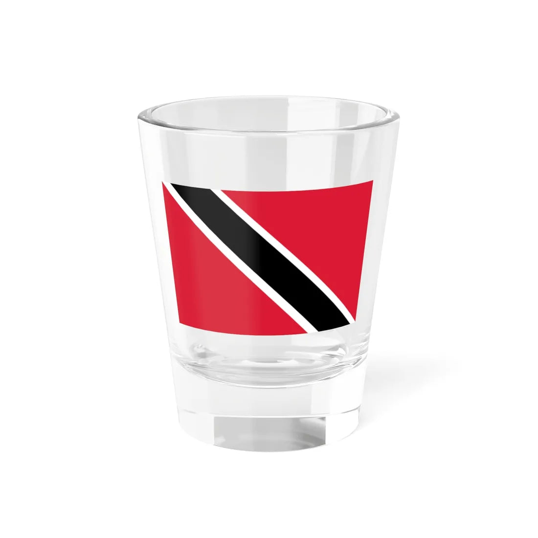 Flag of Trinidad and Tobago 3-2 (Trinidad and Tobago) Shot Glass 1.5oz 1.5oz - Go Mug Yourself