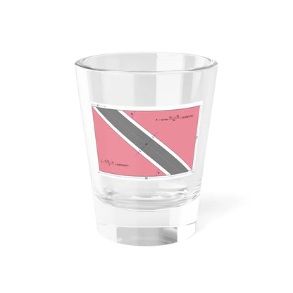 Flag of Trinidad and Tobago construction sheet (Trinidad and Tobago) Shot Glass 1.5oz 1.5oz - Go Mug Yourself