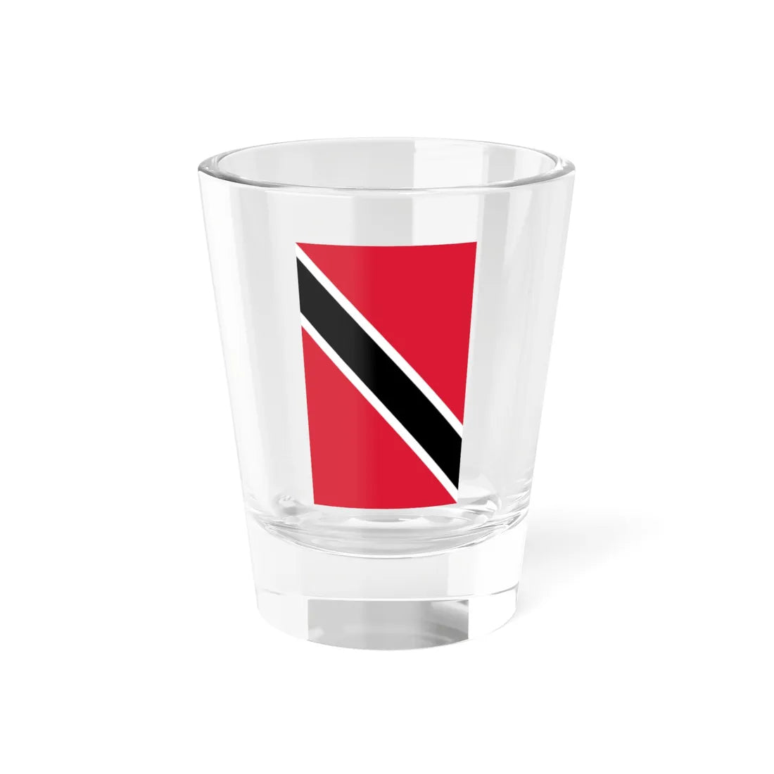 Flag of Trinidad and Tobago vertical flipped (Trinidad and Tobago) Shot Glass 1.5oz 1.5oz - Go Mug Yourself