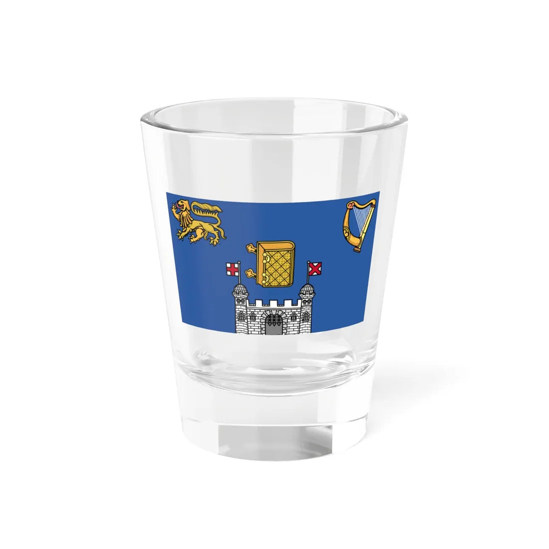 Flag of Trinity College Dublin (Ireland) Shot Glass 1.5oz 1.5oz - Go Mug Yourself