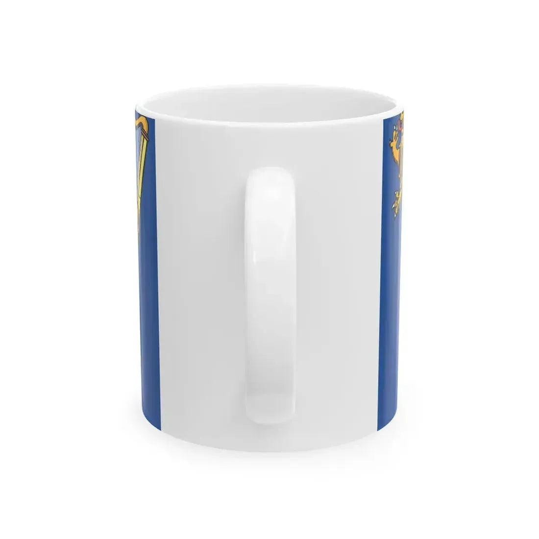 Flag of Trinity College Dublin (Ireland) White Coffee Mug - Go Mug Yourself