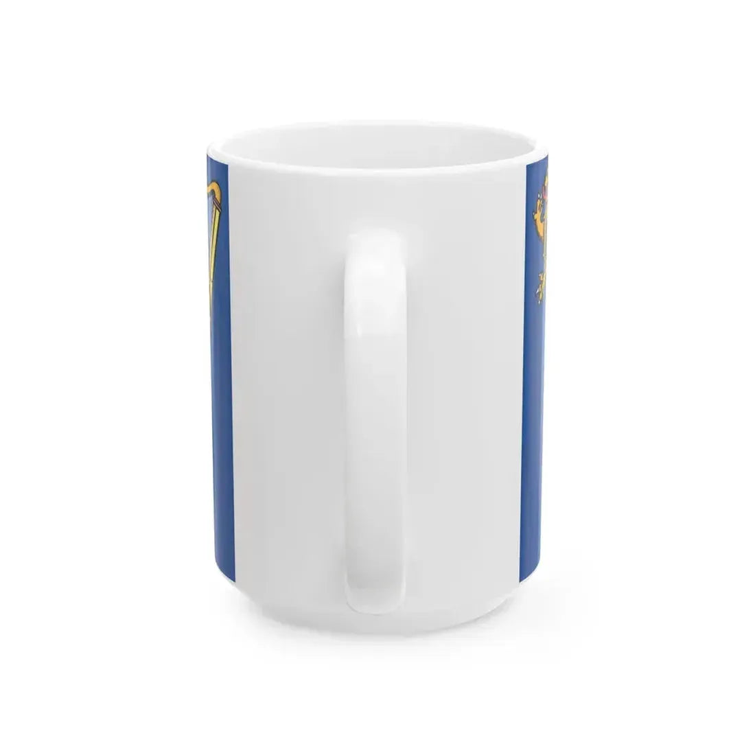 Flag of Trinity College Dublin (Ireland) White Coffee Mug - Go Mug Yourself