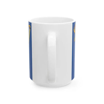 Flag of Trinity College Dublin (Ireland) White Coffee Mug - Go Mug Yourself