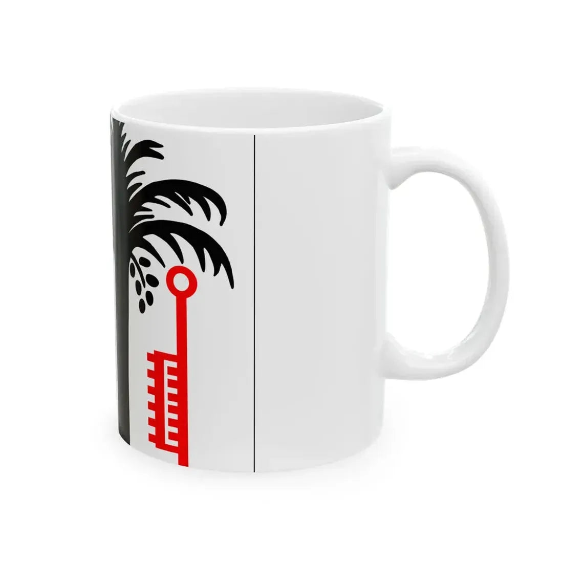 Flag of Tripoli 1350 as reported by the Book of All Kingdoms (Libya) White Coffee Mug - Go Mug Yourself