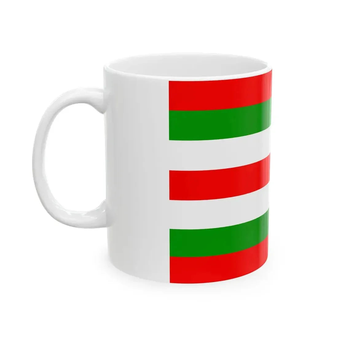Flag of Tripoli reported (Libya) White Coffee Mug - Go Mug Yourself