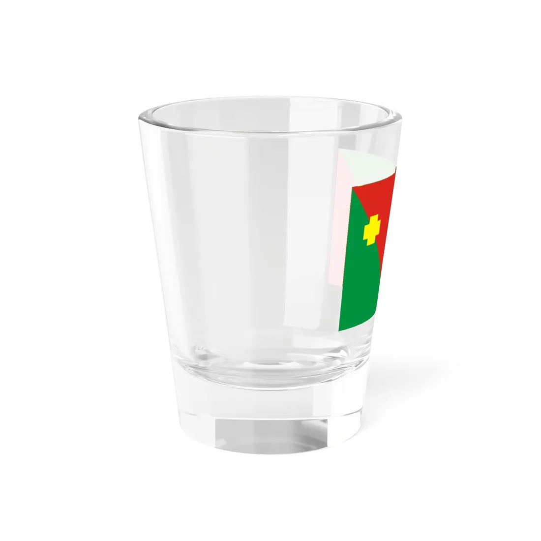 Flag of Troitcky rayon Chelyabinsk oblast 2003 (Russia) Shot Glass 1.5oz - Go Mug Yourself
