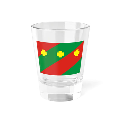 Flag of Troitcky rayon Chelyabinsk oblast (Russia) Shot Glass 1.5oz 1.5oz - Go Mug Yourself