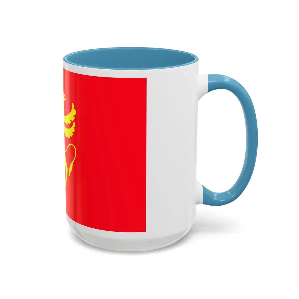 Flag of Troms Norway - Accent Coffee Mug - Go Mug Yourself