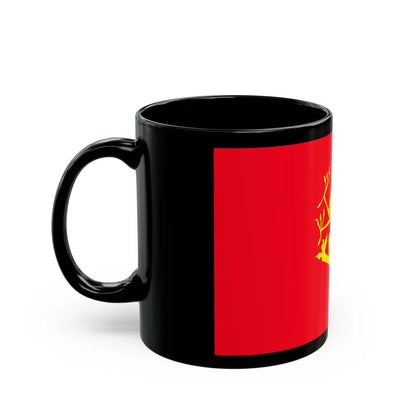 Flag of Troms Norway - Black Coffee Mug-Go Mug Yourself