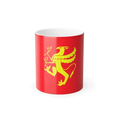Flag of Troms Norway - Color Changing Coffee Mug 11oz - Go Mug Yourself