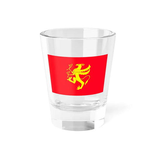 Flag of Troms Norway - Shot Glass 1.5oz 1.5oz - Go Mug Yourself
