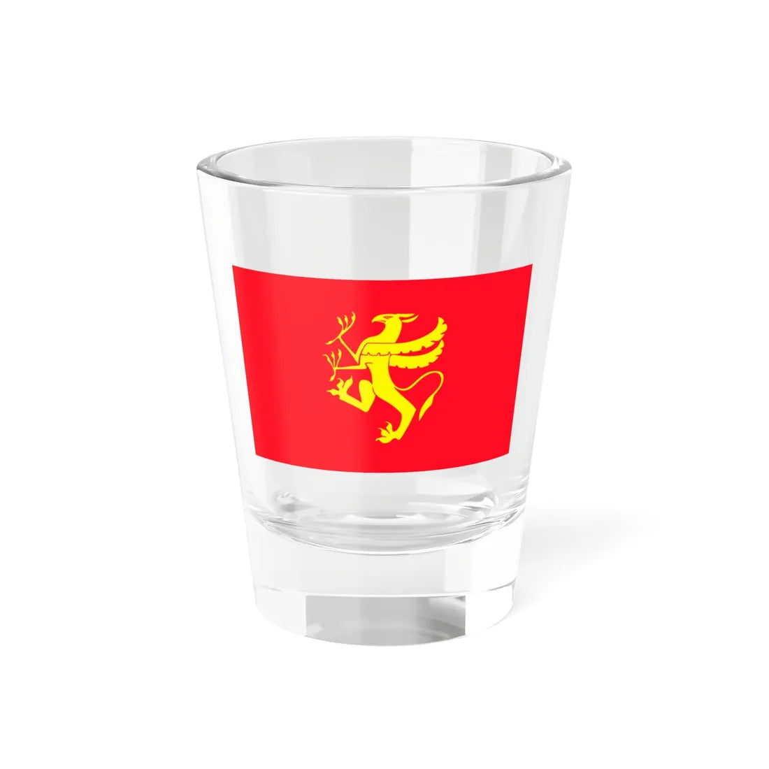Flag of Troms (Norway) Shot Glass 1.5oz 1.5oz - Go Mug Yourself