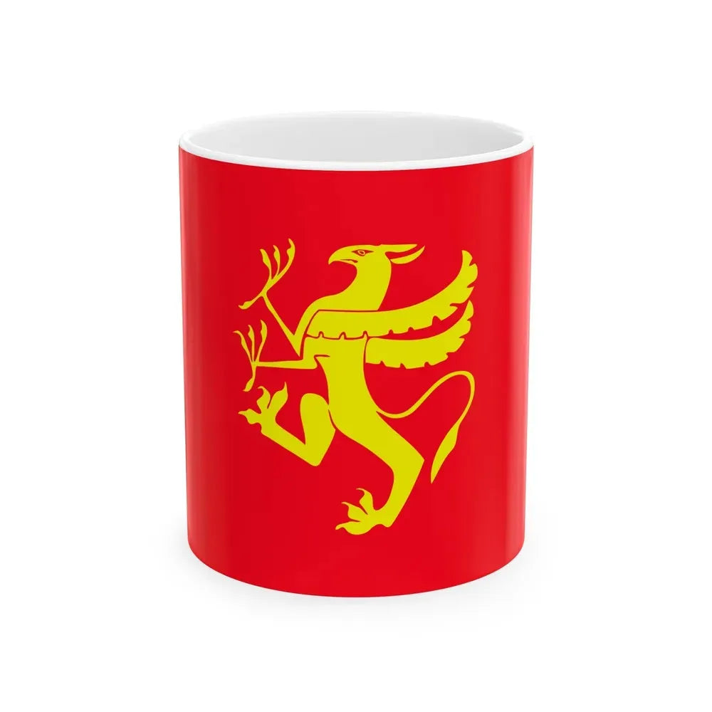 Flag of Troms Norway - White Coffee Mug 11oz - Go Mug Yourself