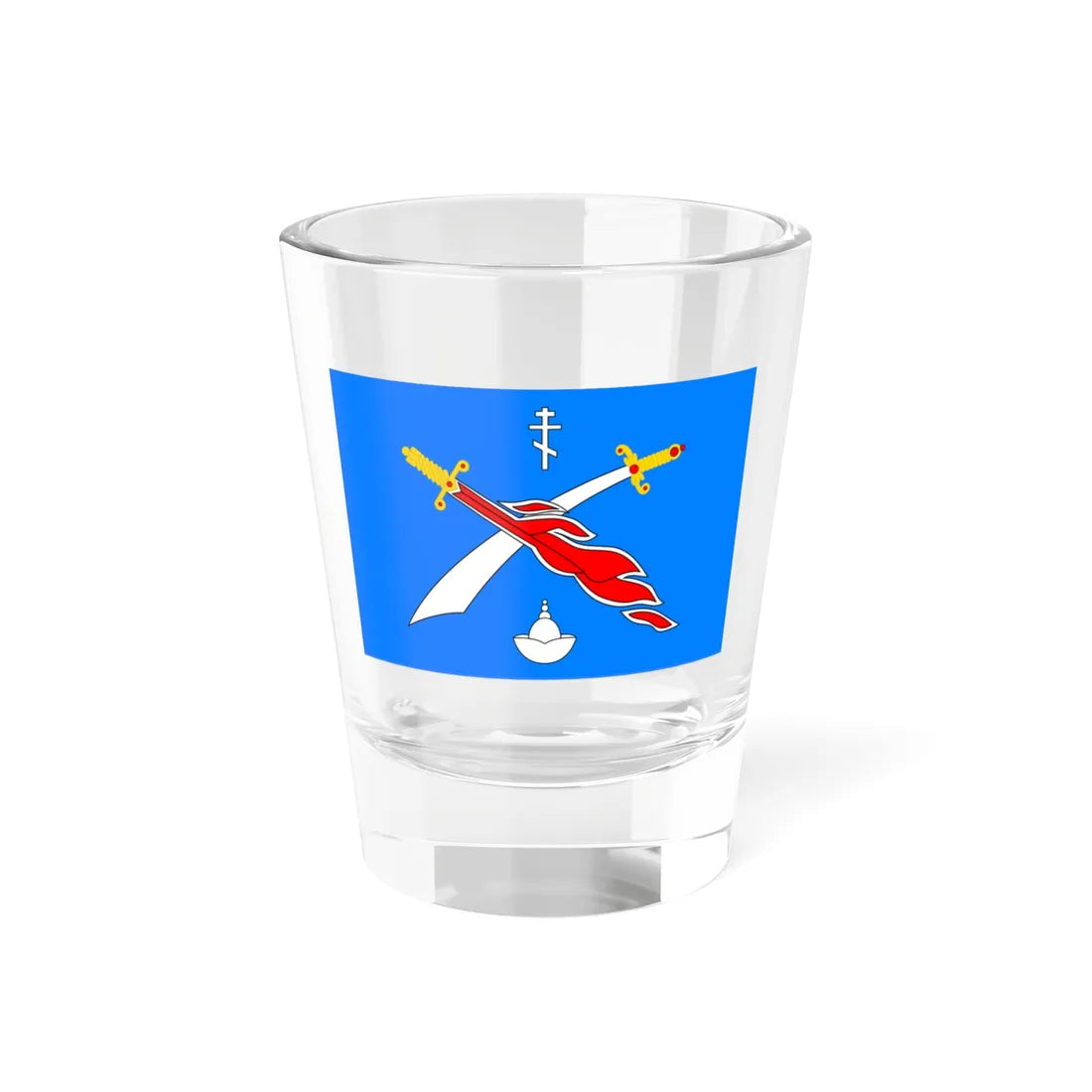 Flag of Troparevo-Nikulino municipality in Moscow (Russia) Shot Glass 1.5oz 1.5oz - Go Mug Yourself