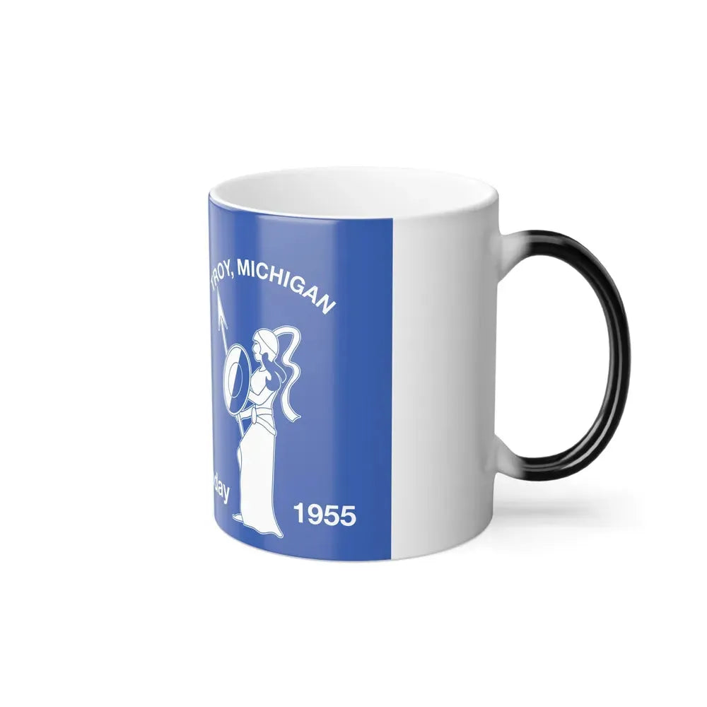 Flag of Troy, Michigan - Color Changing Coffee Mug - Go Mug Yourself