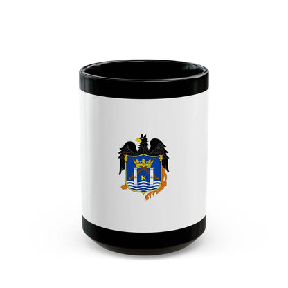 Flag of Trujillo capital of the La Libertad Region Peru - Black Coffee Mug-15oz-Go Mug Yourself