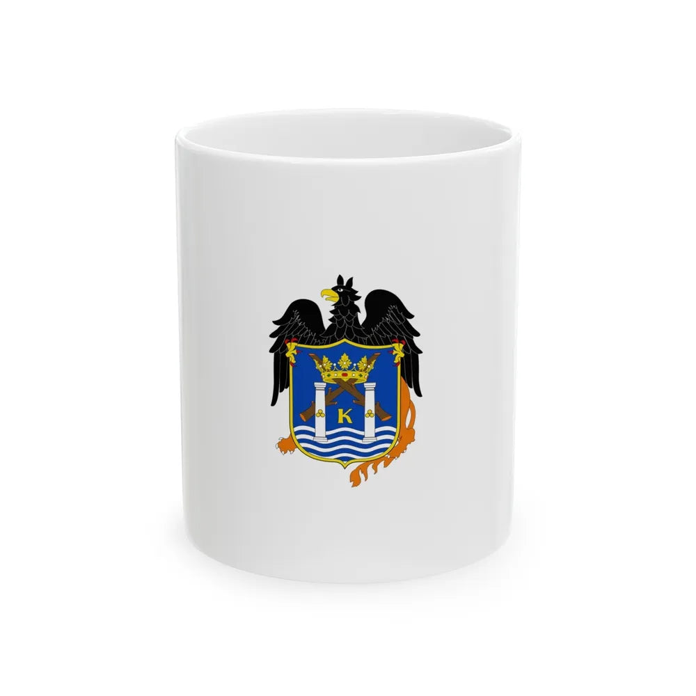 Flag of Trujillo capital of the La Libertad Region Peru - White Coffee Mug-11oz-Go Mug Yourself