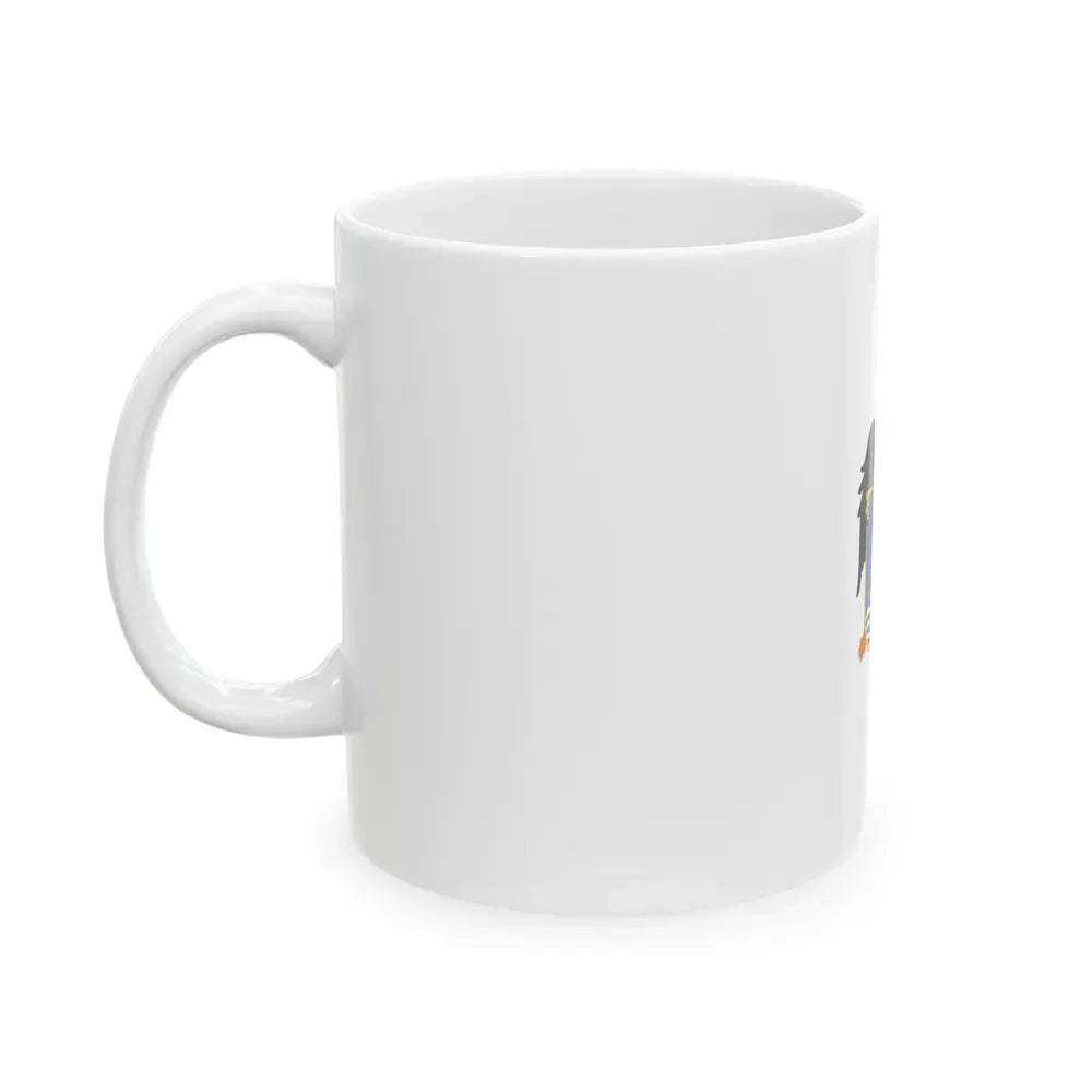 Flag of Trujillo capital of the La Libertad Region Peru - White Coffee Mug - Go Mug Yourself