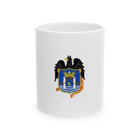 Flag of Trujillo Peru (Peru) White Coffee Mug 11oz - Go Mug Yourself