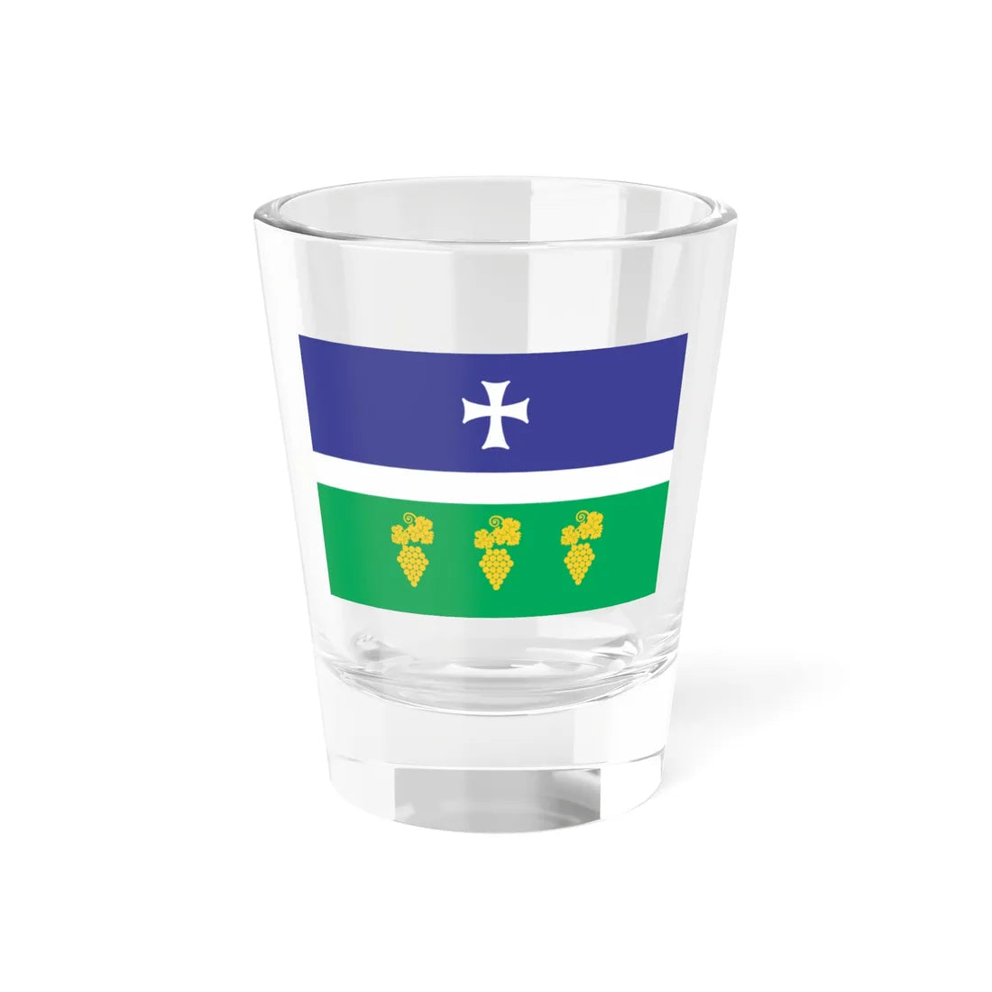Flag of Tsageri Municipality (Georgia) Shot Glass 1.5oz 1.5oz - Go Mug Yourself