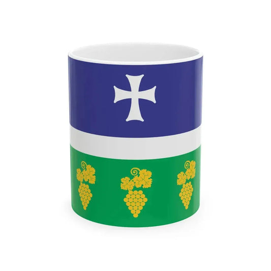 Flag of Tsageri Municipality (Georgia) White Coffee Mug 11oz - Go Mug Yourself