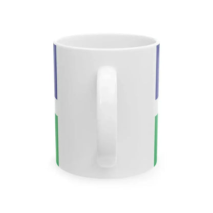 Flag of Tsageri Municipality (Georgia) White Coffee Mug - Go Mug Yourself