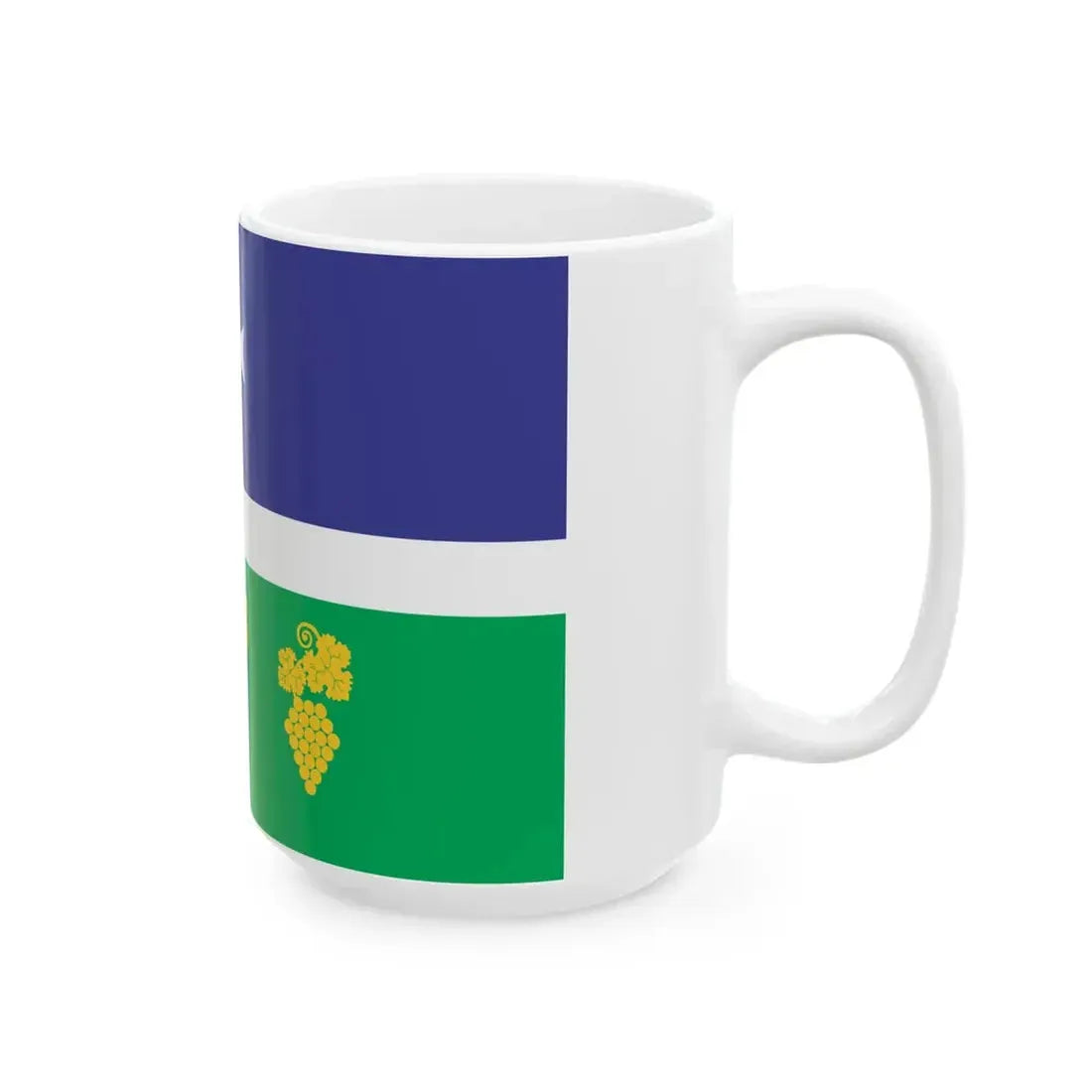 Flag of Tsageri Municipality (Georgia) White Coffee Mug - Go Mug Yourself