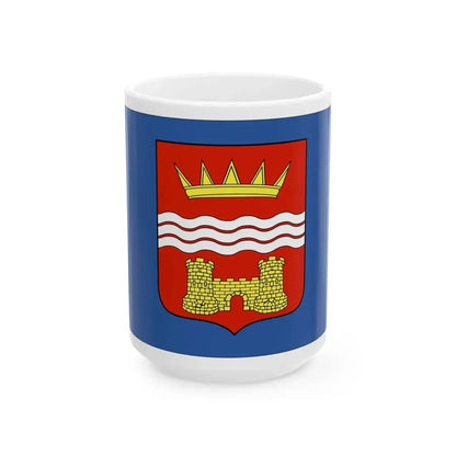 Flag of Tsalenjikha Municipality (Georgia) White Coffee Mug 15oz - Go Mug Yourself