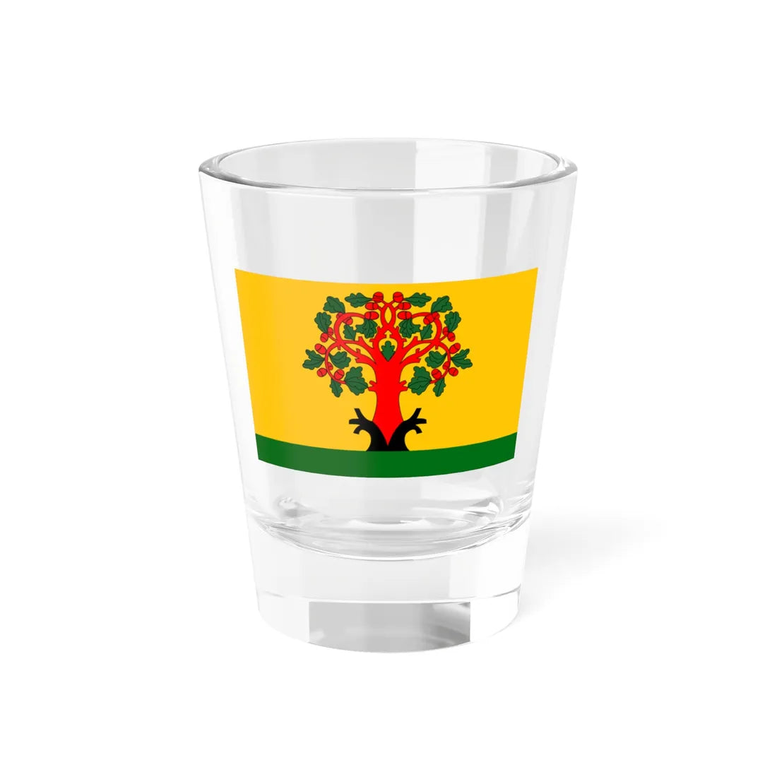 Flag of Tsivilsk Chuvashia (Russia) Shot Glass 1.5oz 1.5oz - Go Mug Yourself