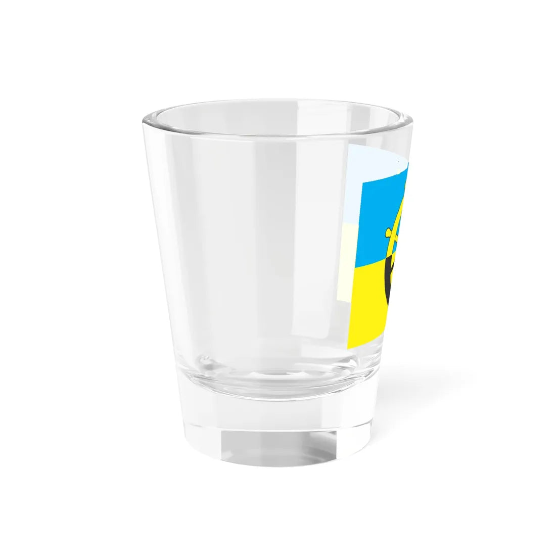 Flag of Tõstamaa Parish (Estonia) Shot Glass 1.5oz - Go Mug Yourself