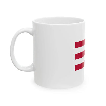 Flag of Tsu domain (Japan) White Coffee Mug - Go Mug Yourself