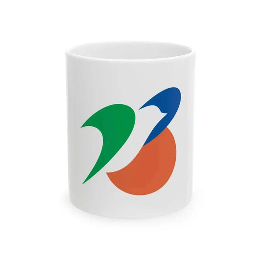 Flag of Tsubame Niigata (Japan) White Coffee Mug 11oz - Go Mug Yourself