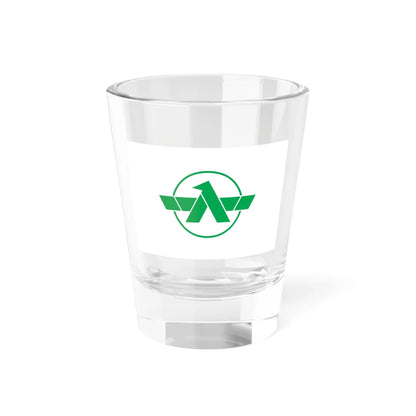 Flag of Tsubata Ishikawa (Japan) Shot Glass 1.5oz 1.5oz - Go Mug Yourself
