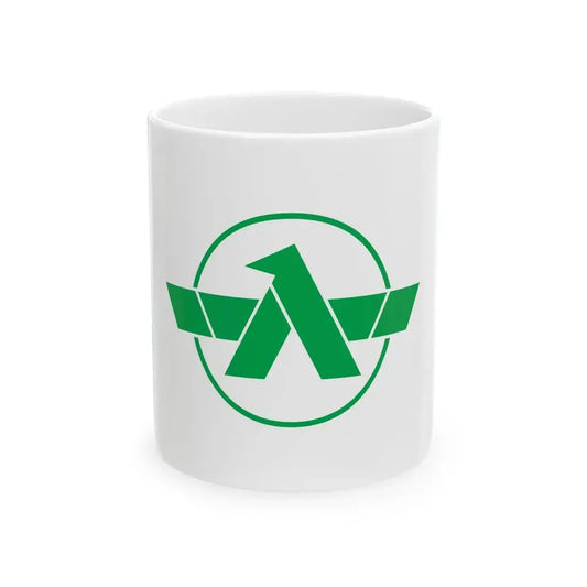 Flag of Tsubata Ishikawa (Japan) White Coffee Mug 11oz - Go Mug Yourself