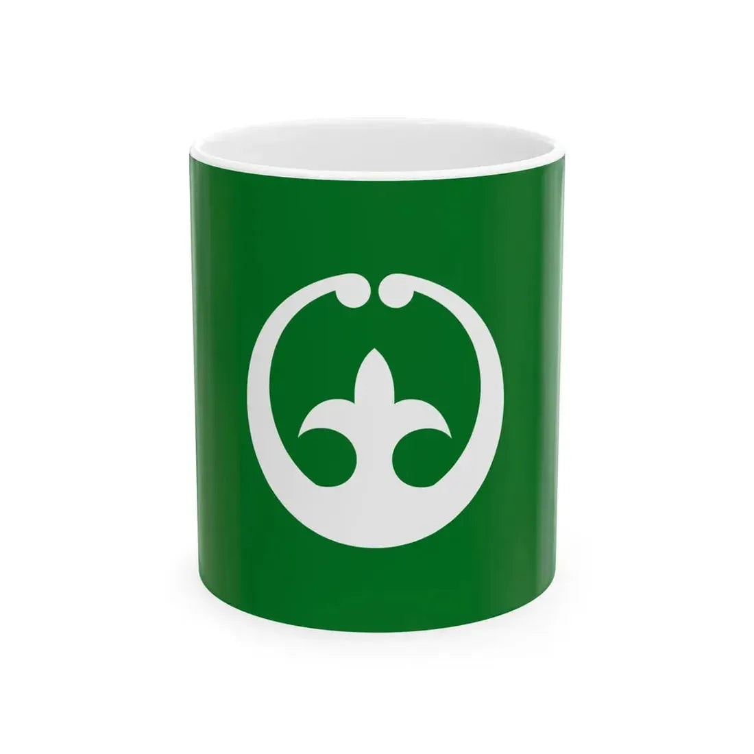 Flag of Tsuchiura Ibaraki (Japan) White Coffee Mug 11oz - Go Mug Yourself