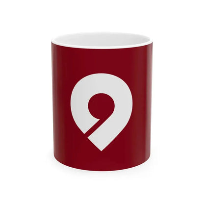 Flag of Tsuchiyama Shiga 1967-2004 (Japan) White Coffee Mug 11oz - Go Mug Yourself