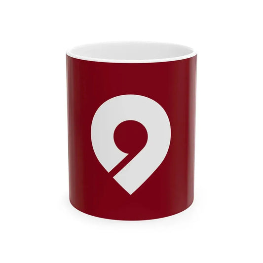 Flag of Tsuchiyama Shiga 1967-2004 (Japan) White Coffee Mug 11oz - Go Mug Yourself