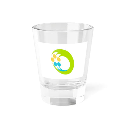 Flag of Tsugaru Aomori (Japan) Shot Glass 1.5oz 1.5oz - Go Mug Yourself