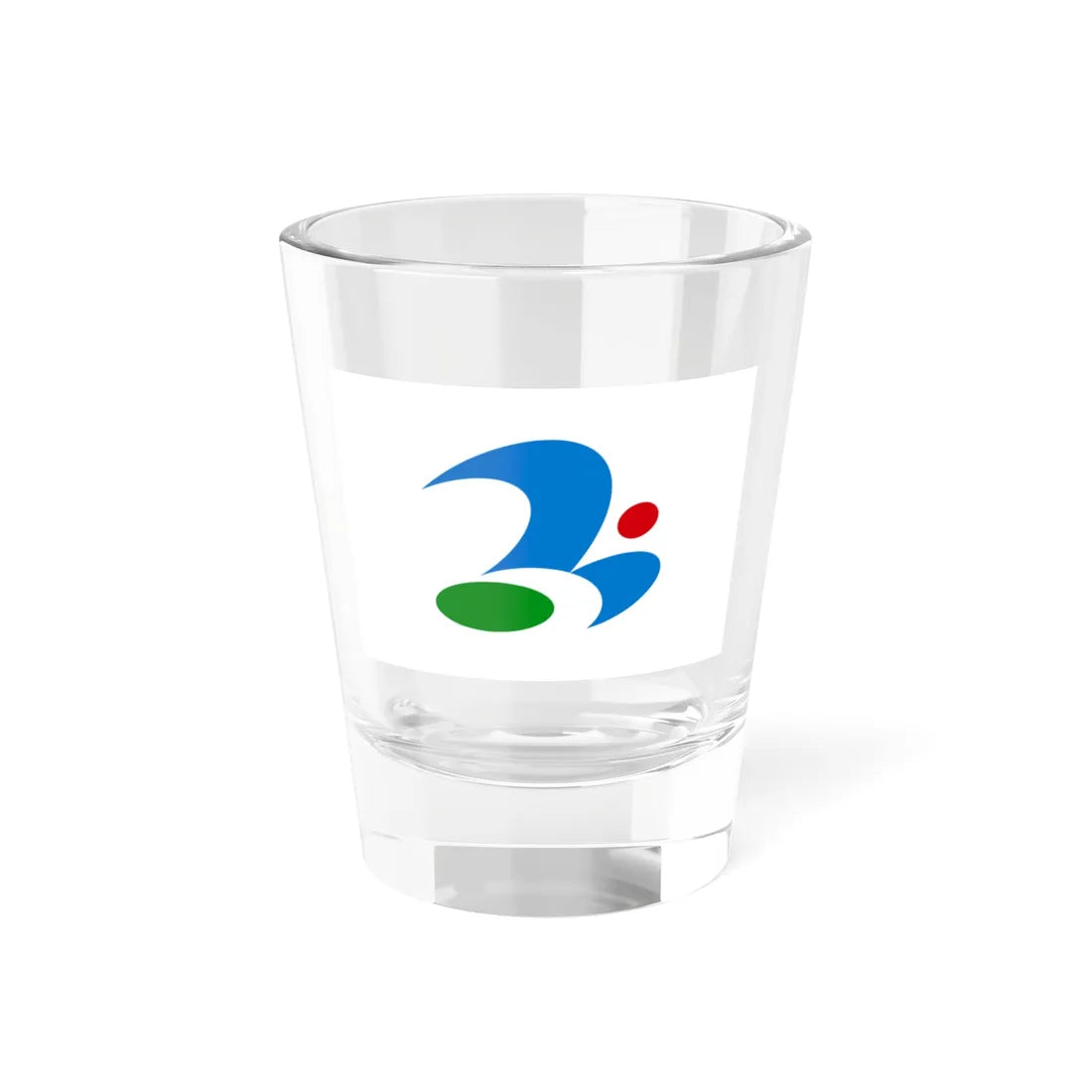 Flag of Tsukubamirai Ibaraki (Japan) Shot Glass 1.5oz 1.5oz - Go Mug Yourself