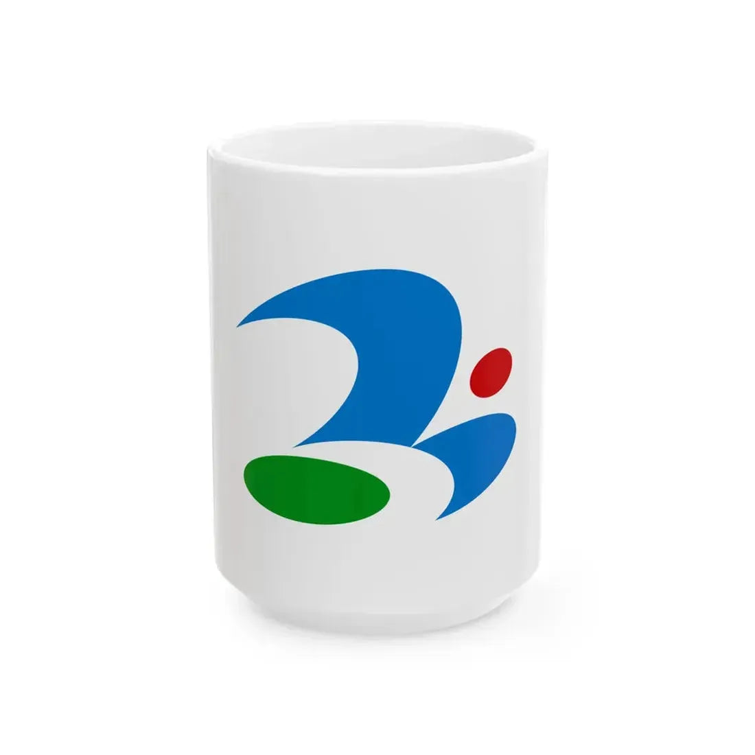 Flag of Tsukubamirai Ibaraki (Japan) White Coffee Mug 15oz - Go Mug Yourself