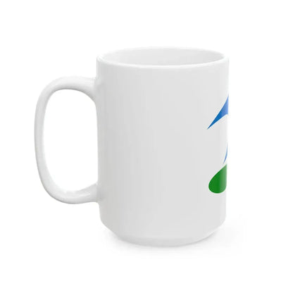 Flag of Tsukubamirai Ibaraki (Japan) White Coffee Mug - Go Mug Yourself