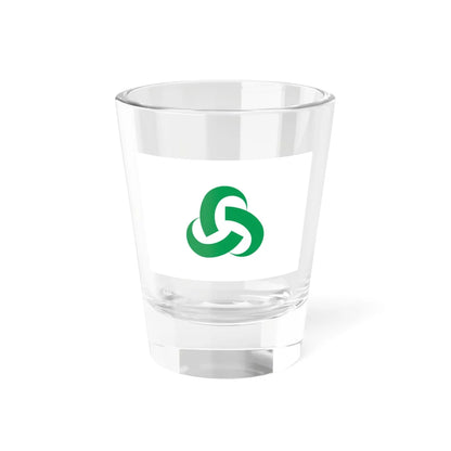 Flag of Tsukumi Oita (Japan) Shot Glass 1.5oz 1.5oz - Go Mug Yourself