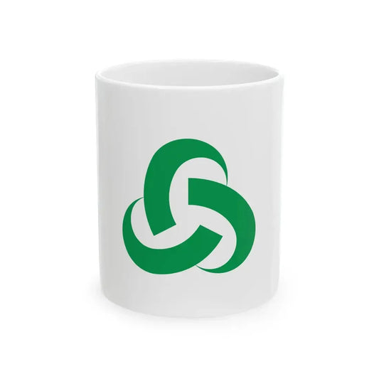 Flag of Tsukumi Oita (Japan) White Coffee Mug 11oz - Go Mug Yourself