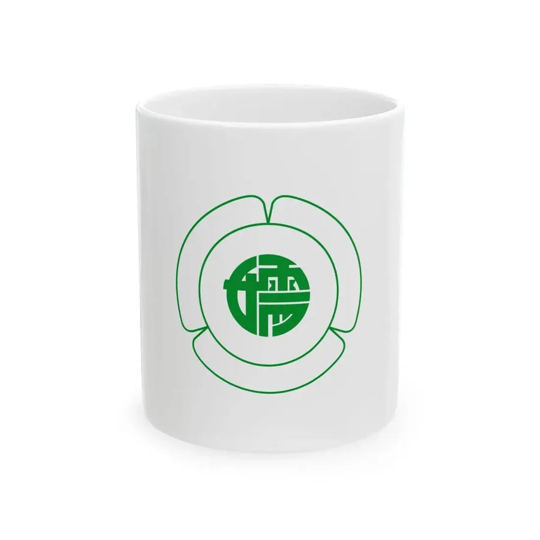Flag of Tsumagoi Gunma no text (Japan) White Coffee Mug 11oz - Go Mug Yourself