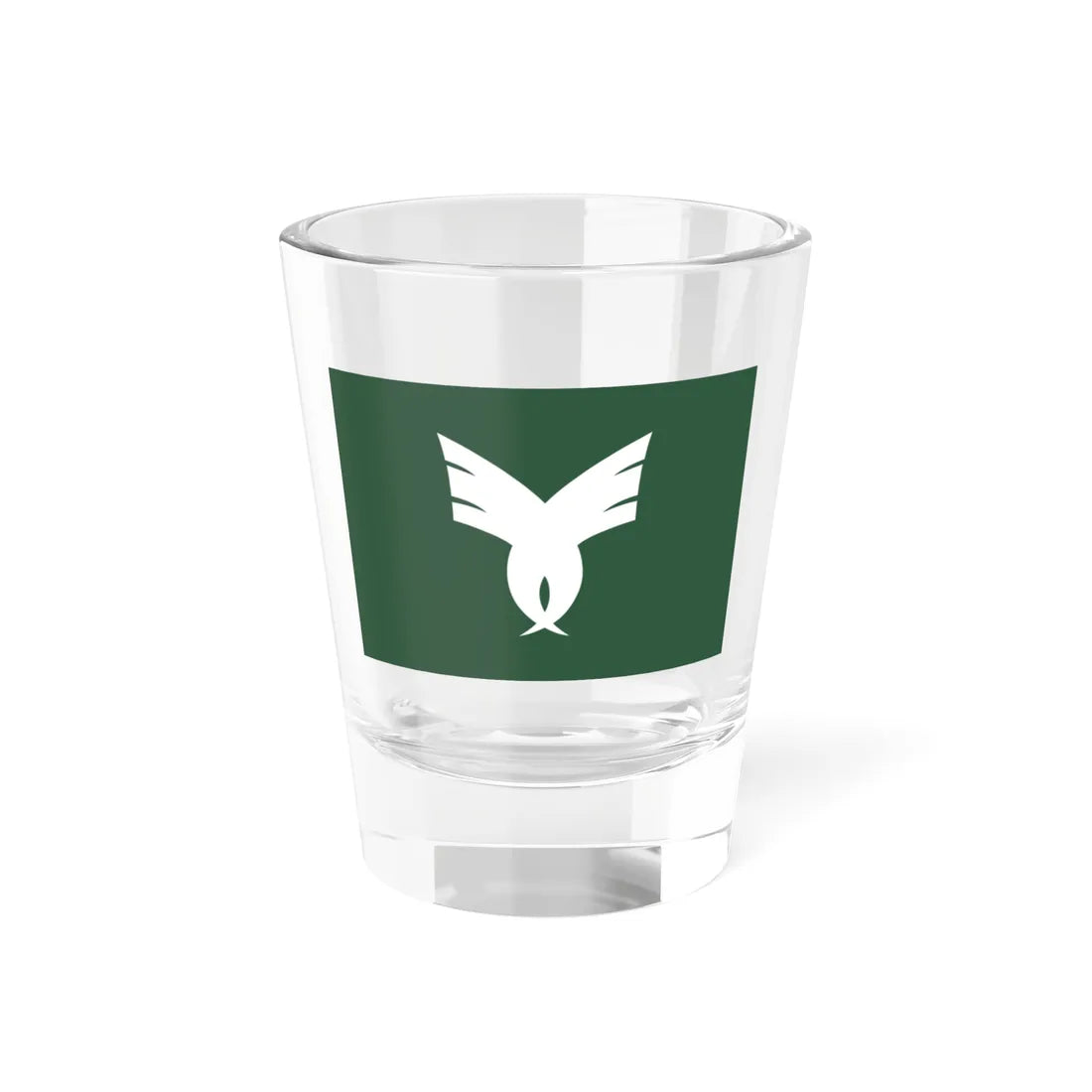 Flag of Tsunagi Kumamoto (Japan) Shot Glass 1.5oz 1.5oz - Go Mug Yourself