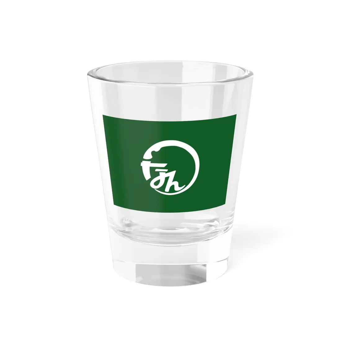 Flag of Tsunan Niigata (Japan) Shot Glass 1.5oz 1.5oz - Go Mug Yourself