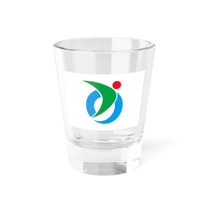 Flag of Tsuno Kochi (Japan) Shot Glass 1.5oz 1.5oz - Go Mug Yourself