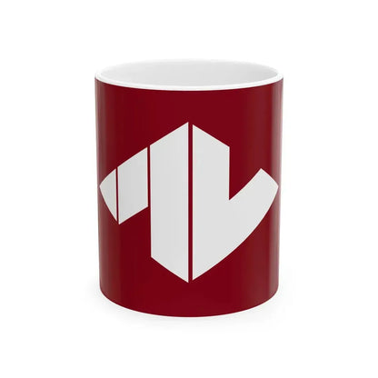 Flag of Tsuru Yamanashi (Japan) White Coffee Mug 11oz - Go Mug Yourself